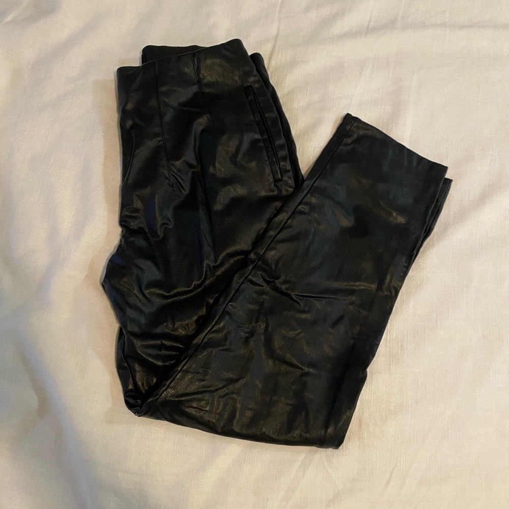 Express Faux Leather Pants- OBO